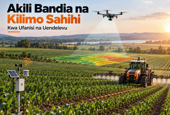 Akili Bandia na Kilimo Sahihi: Kubadilisha Mifumo ya Kilimo kwa Ufanisi na Uendelevu