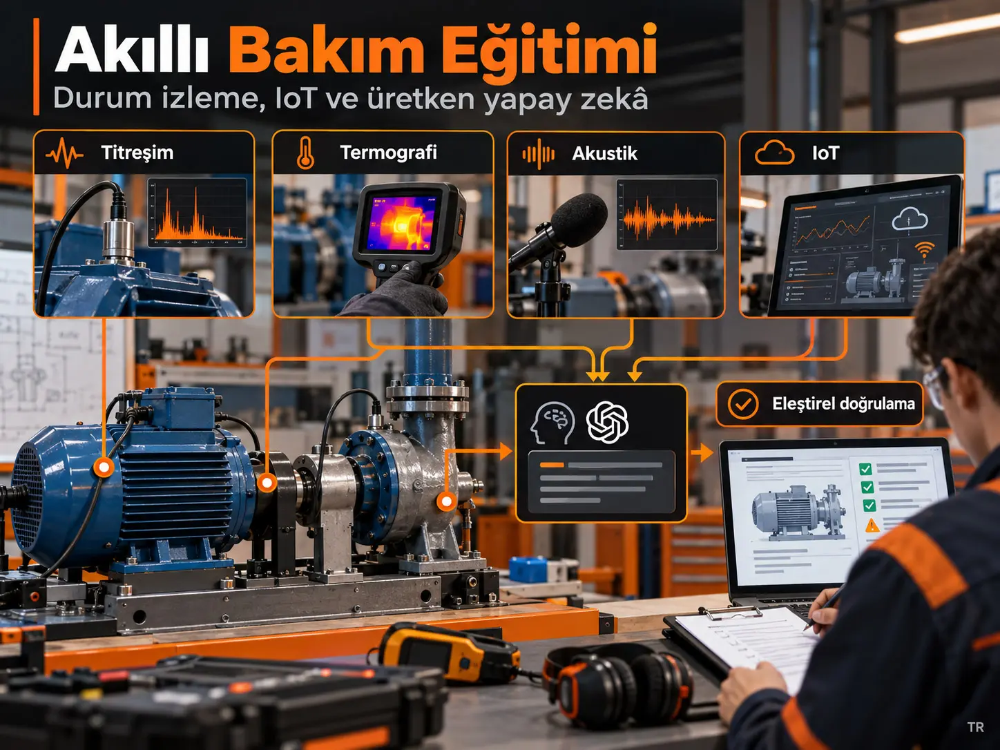 Akıllı Bakım İçin Yetkinlik Temelli Bir Eğitim Metodolojisi: Durum İzleme, IoT ve Üretken Yapay Zekânın Entegrasyonu