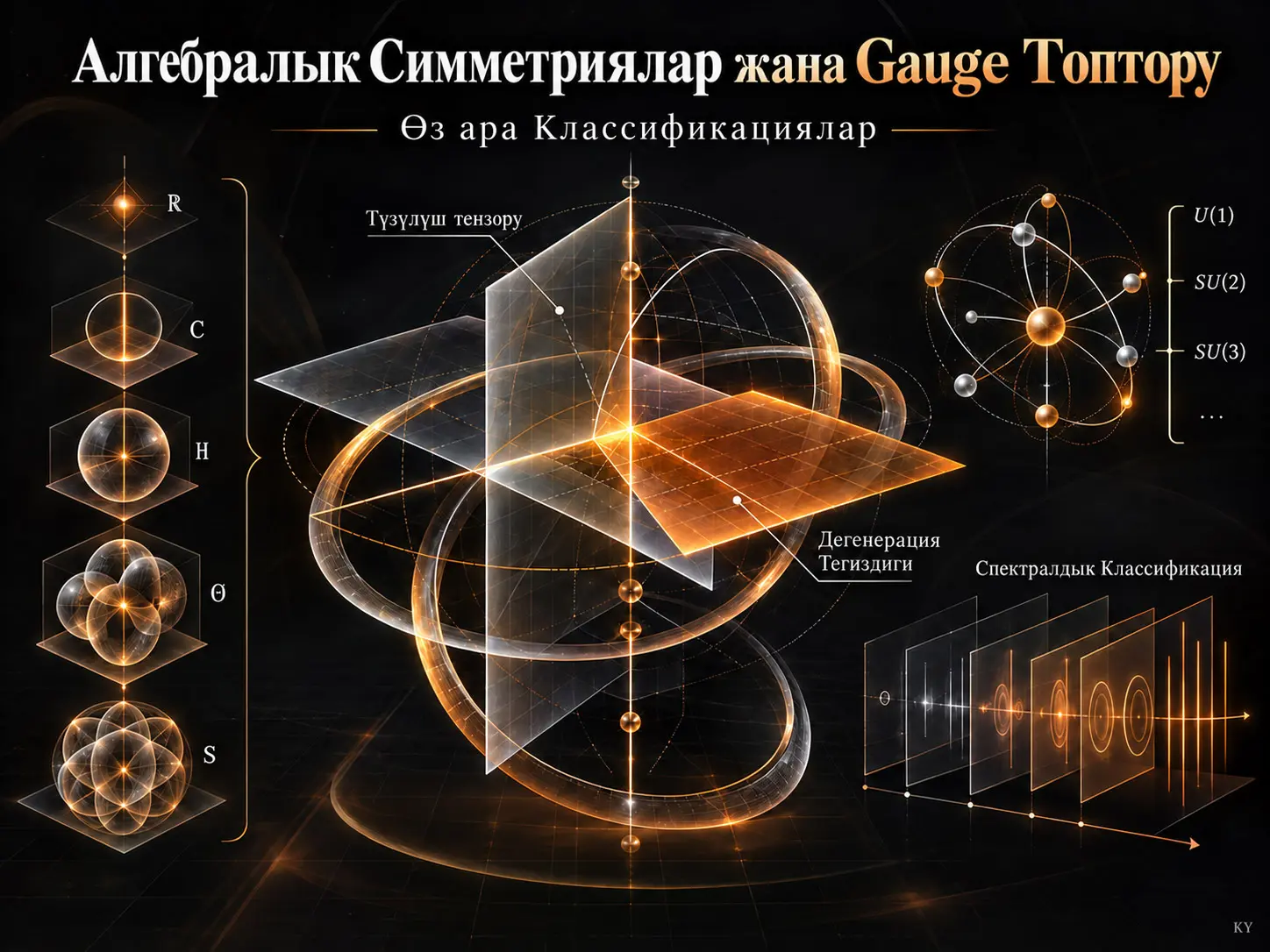 Алгебралык Симметриялар, Gauge Топтору жана Алардын Өз ара Классификациялары