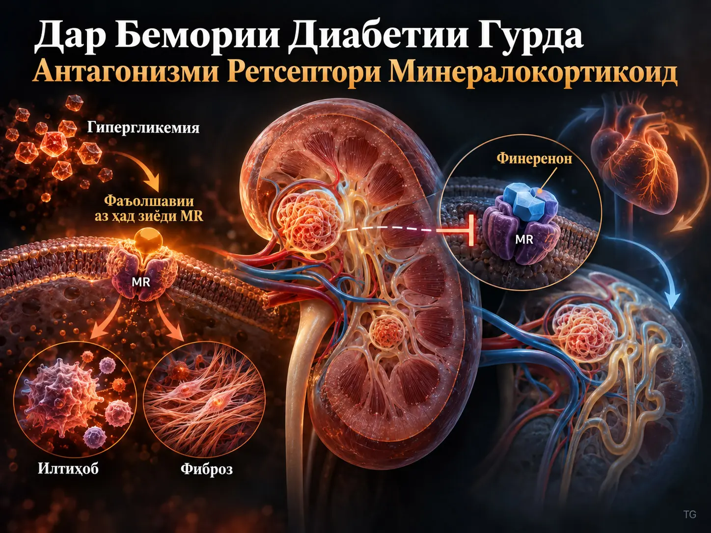 Антагонизми Ретсептори Минералокортикоид Дар Бемории Диабетии Гурда: Аз Механизмҳои Патофизиологӣ То Тағйироти Парадигмаи Клиникӣ
