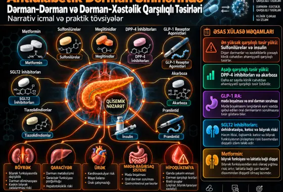 Antidiabetik Dərman Siniflərində Dərman–Dərman və Dərman–Xəstəlik Qarşılıqlı Təsirləri: Nəqli İcmal və Praktik Tövsiyələr