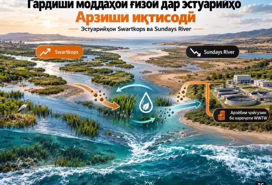 Арзиши иқтисодии гардиши моддаҳои ғизоӣ дар эстуарийҳои Swartkops ва Sundays River