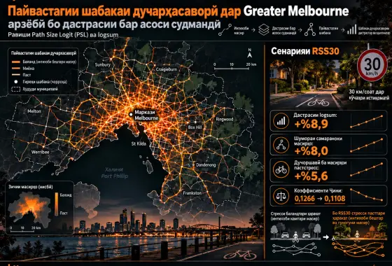 Арзёбии пайвастагии шабакаи дучархасаворӣ дар Greater Melbourne бо дастрасии бар асоси судмандӣ