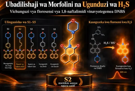 Athari ya Ubadilishaji wa Morfolini kwenye Probu za Fluoresensi za 1,8-Naphthalimide Zinazotegemea DNBS kwa Utambuzi wa H₂S