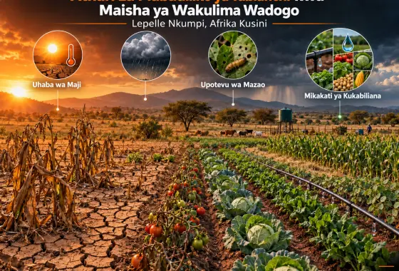 Athari za Mabadiliko ya Tabianchi kwa Maisha ya Wakulima Wadogo wa Mazao katika Eneo la Lepelle Nkumpi, Mkoa wa Limpopo, Afrika Kusini