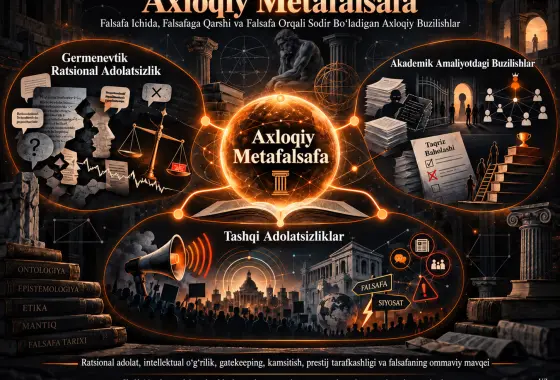 Axloqiy Metafalsafa: Falsafa Ichida, Falsafaga Qarshi va Falsafa Orqali Sodir Bo‘ladigan Axloqiy Buzilishlarni O‘rganish