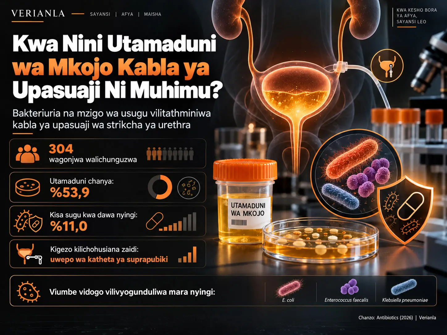 Bakteriuria Kabla ya Upasuaji na Usugu wa Viua Vijasumu kwa Wanaume Wanaofanyiwa Upasuaji wa Kubana kwa Urethra