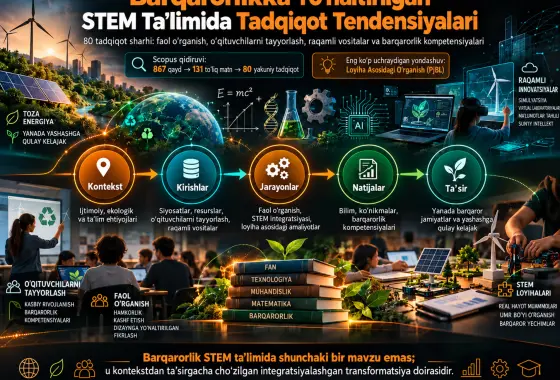Barqarorlikka Yoʻnaltirilgan STEM Taʼlimida Tadqiqot Tendensiyalari