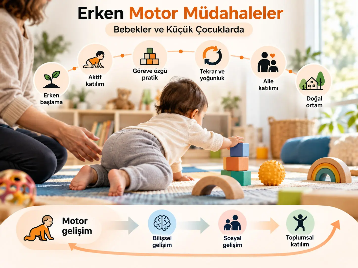Bebeklerde ve Küçük Çocuklarda Erken Motor Müdahaleler: Kapsamlı Bir Scoping Review