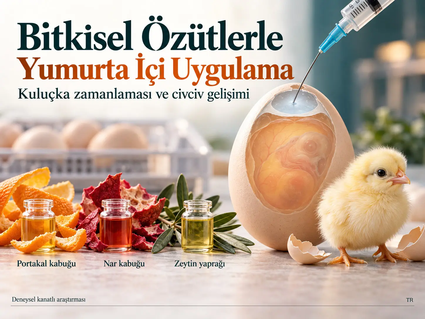 Bitkisel Yan Ürünlerin Yumurta İçi Enjeksiyon Zamanının Kuluçka Özellikleri, Üretim Performansı ve Civciv Fizyolojisine Etkisi