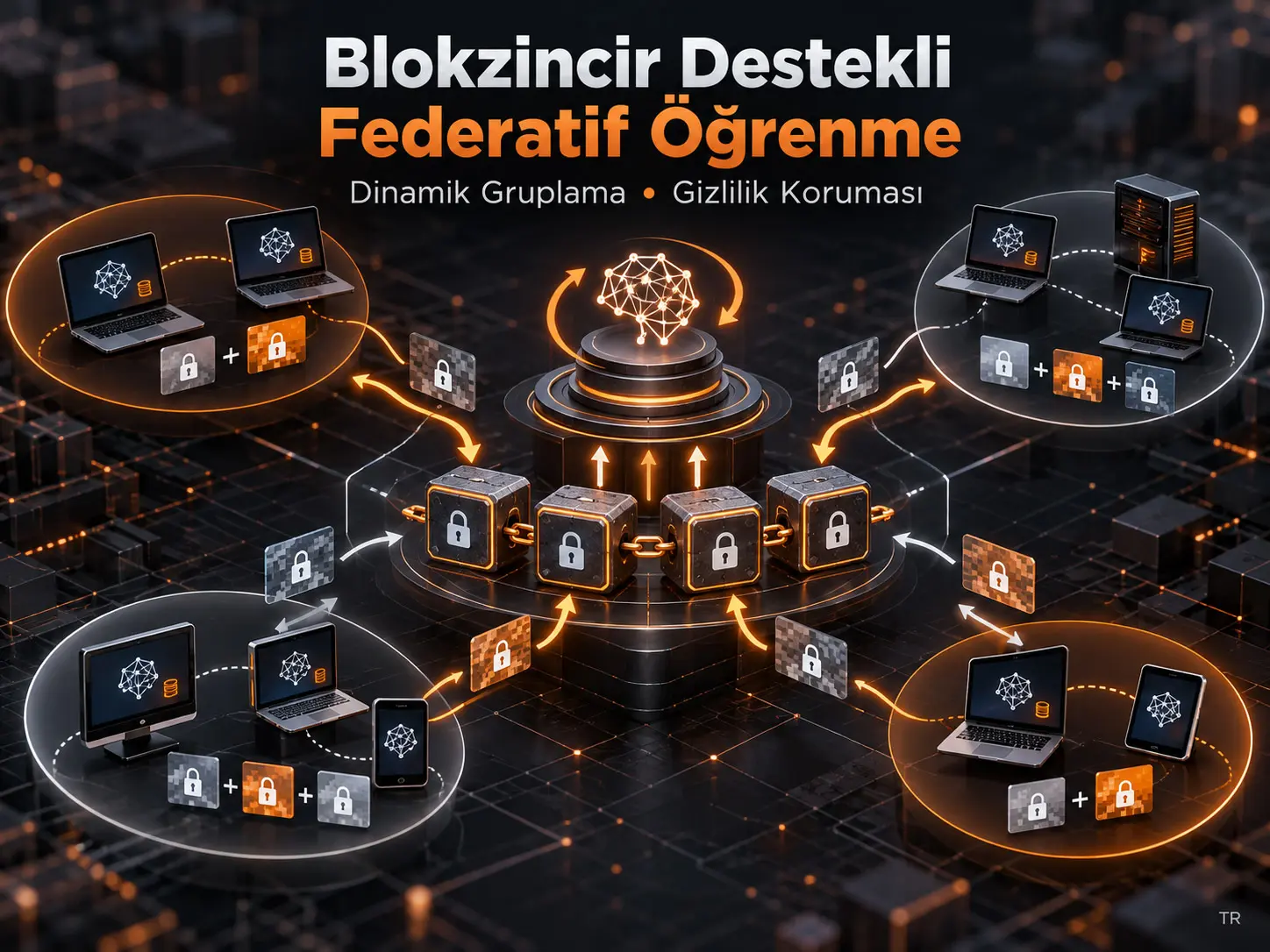 Blokzincir Destekli Federatif Öğrenme: Dinamik Gruplamalı Gizlilik Koruyucu Bir Çerçeve