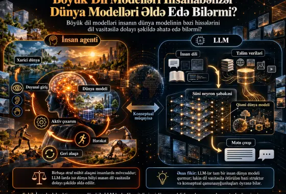 Böyük Dil Modelləri İnsanabənzər Dünya Modelləri Əldə Edə Bilərmi?