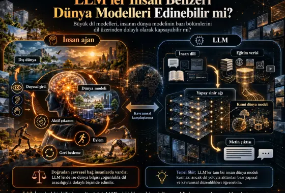Büyük Dil Modelleri İnsan Benzeri Dünya Modelleri Edinebilir mi?