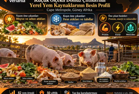 Cape Metropolü, Güney Afrika'daki Küçük Ölçekli Çiftliklerde Yerel Domuz Yem Kaynaklarının Besin Profillemesi