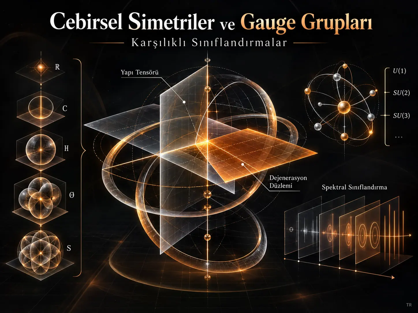 Cebirsel Simetriler, Gauge Grupları ve Karşılıklı Sınıflandırmaları