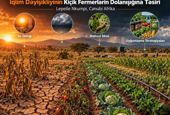 Cənubi Afrikanın Limpopo Əyalətindəki Lepelle Nkumpi Bölgəsində İqlim Dəyişikliyinin Kiçikmiqyaslı Bitkiçilik İstehsalçılarının Dolanışıq Vasitələrinə Təsiri