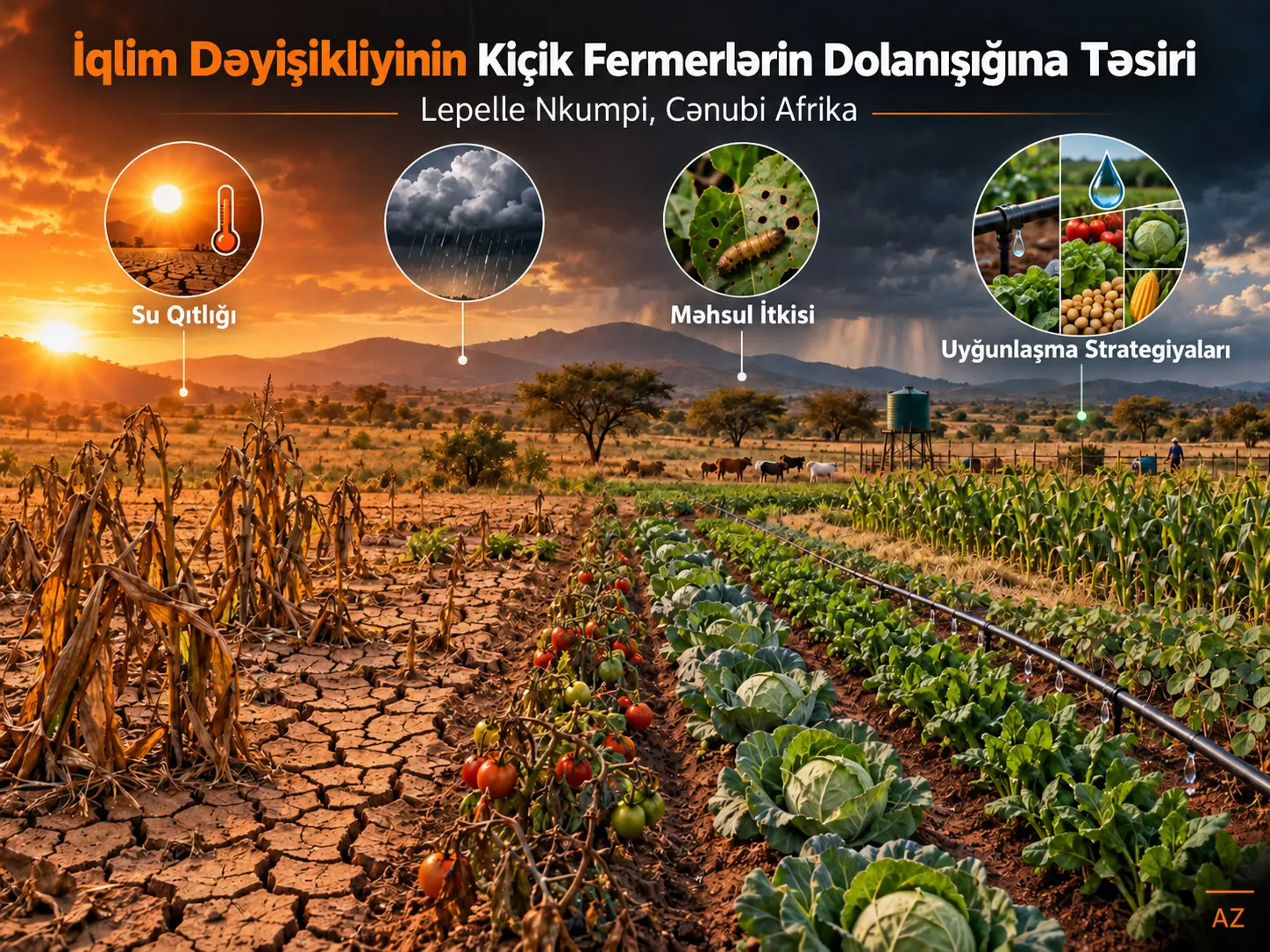 Cənubi Afrikanın Limpopo Əyalətindəki Lepelle Nkumpi Bölgəsində İqlim Dəyişikliyinin Kiçikmiqyaslı Bitkiçilik İstehsalçılarının Dolanışıq Vasitələrinə Təsiri