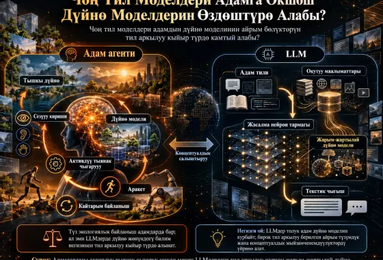 Чоң Тил Моделдери Адамга Окшош Дүйнө Моделдерин Өздөштүрө Алабы?