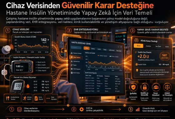 Cihaz Verilerinden Güvenilir Karar Desteğine: Hastane İnsülin Yönetiminde Yapay Zekâ İçin Temelin Kurulması