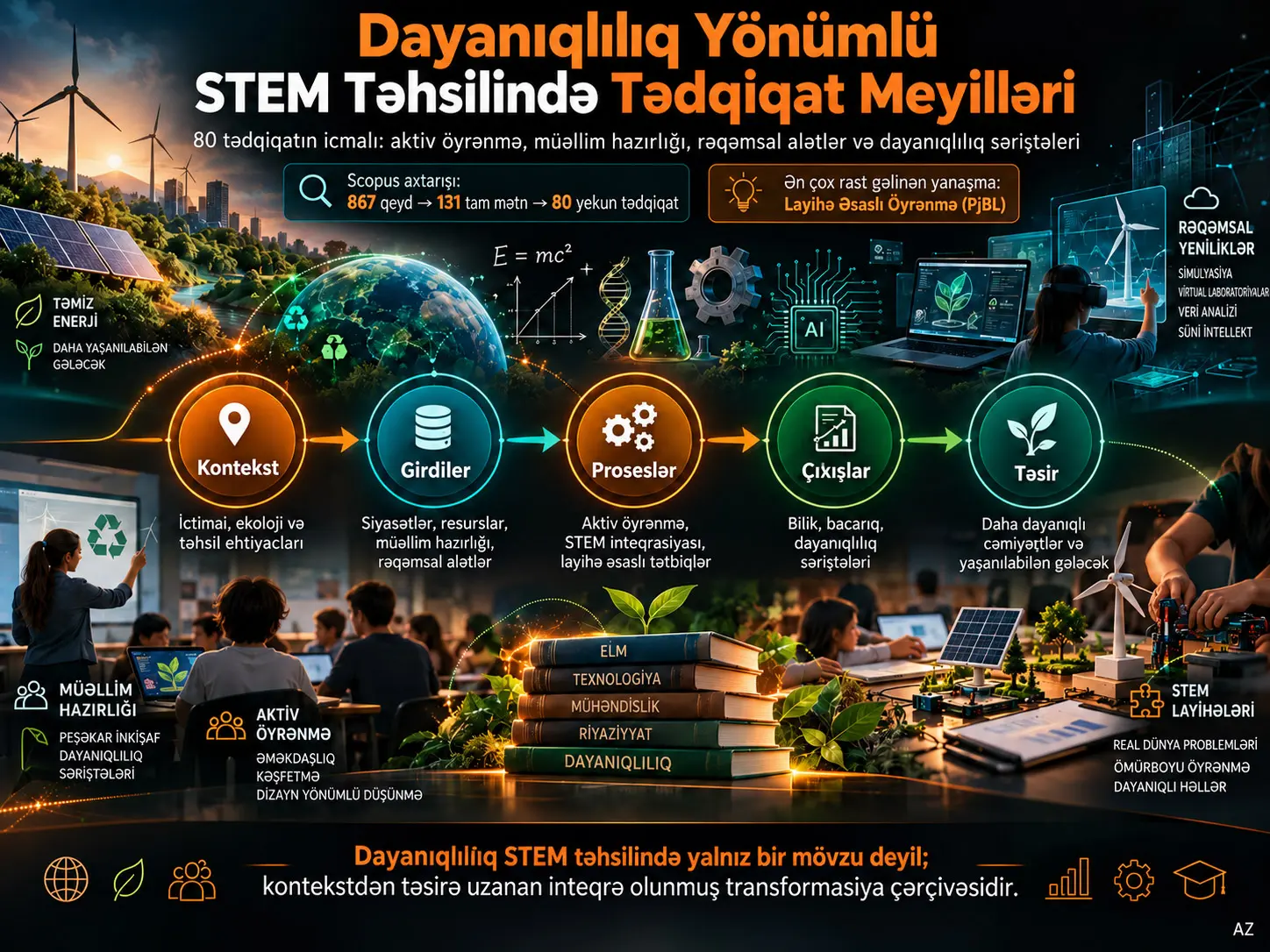 Dayanıqlılıq Yönümlü STEM Təhsilində Tədqiqat Meyilləri