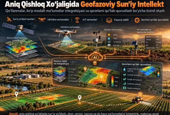 Dəqiq Kənd Təsərrüfatında Geoməkan Süni İntellekti: Tətbiqlər, Çoxmodallı Məlumat İnteqrasiyası və Qərar Dəstəyi üzrə Sistematik İcmal