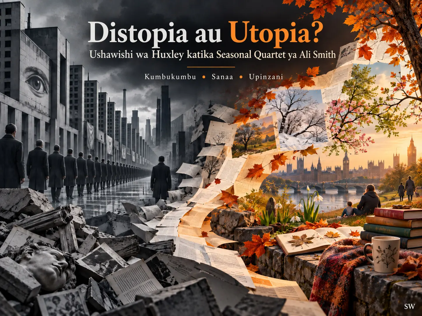 Distopia au Utopia? Kufuatilia Ushawishi wa Huxley katika Seasonal Quartet ya Ali Smith
