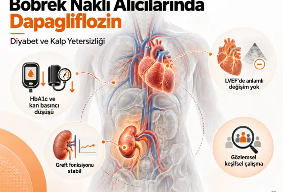 Diyabet ve Kalp Yetersizliği Olan Böbrek Nakli Alıcılarında Ek Tedavi Olarak Dapagliflozin: Gözlemsel Keşifsel Bir Çalışma