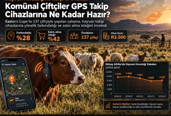Doğu Kap’taki Komünal Çiftçiler Arasında Hayvan Hırsızlığını Azaltmaya Yönelik Hayvan Takip Cihazlarını Benimseme Farkındalığı ve İstekliliği