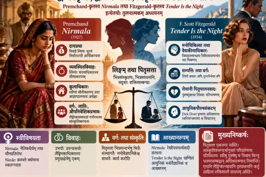 द्वे संस्कृती, द्वौ उपन्यासौ, Patriarchy इत्यस्य विविधरूपाणि: Nirmala तथा Tender Is the Night इत्येतयोः तुलना