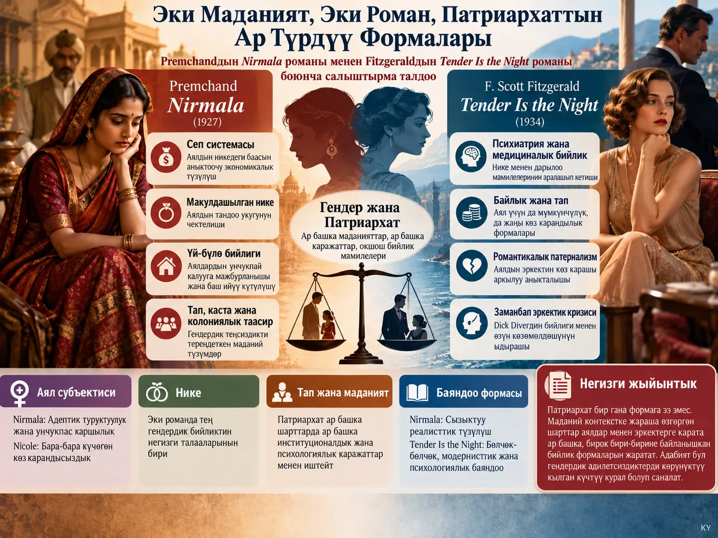 Эки Маданият, Эки Роман, Патриархаттын Ар Түрдүү Формалары: Nirmala менен Tender Is the Night Романдарынын Салыштырылышы