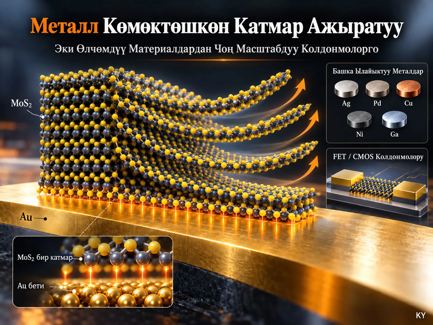 Эки Өлчөмдүү Материалдарды Металл Көмөктөшкөн Катмар Ажыратуу: Механизмдерден Чоң Масштабдуу Колдонмолорго