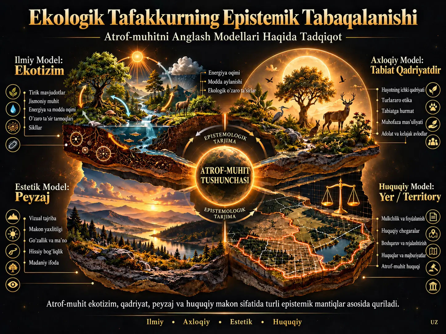 Ekologik Tafakkurning Epistemik Tabaqalanishi: Atrof-muhitni Anglash Modellari Haqida Tadqiqot