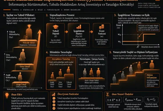 Əmək Bazarlarında Siqnallaşdırma Nəzəriyyəsinin Təkmilləşdirilməsi: İnformasiya Sürtünmələri, Təhsilə Həddindən Artıq İnvestisiya və Tarazlığın Kövrəkliyi