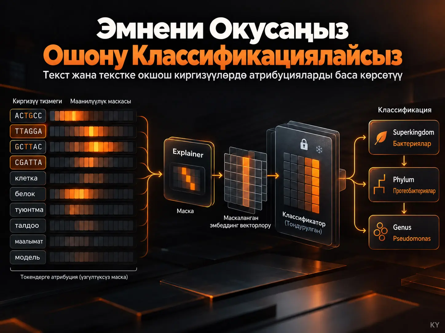 Эмнени Окусаңыз, Ошону Классификациялайсыз: Текст жана Текстке Окшош Киргизүүлөрдө Атрибуцияларды Баса Көрсөтүү