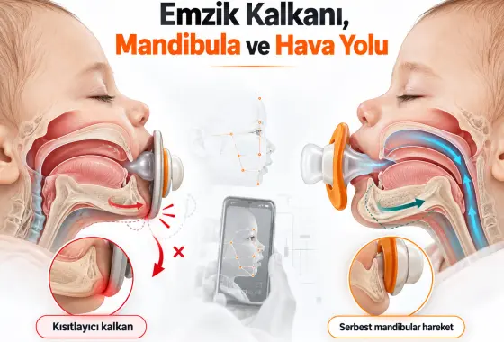 Emzik Kalkanının Mandibula Büyümesi ve Hava Yolu Sağlığındaki Rolü: İşlevsel Tasarım, Serbest Çene Hareketi ve Akıllı Telefonla Retrognati Taraması