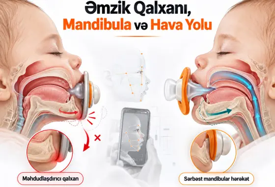 Əmzik Qalxanının Mandibula Böyüməsi və Hava Yolu Sağlamlığındakı Rolu: Funksional Dizayn, Sərbəst Çənə Hərəkəti və Smartfonla Retroqnatiya Skrininqi