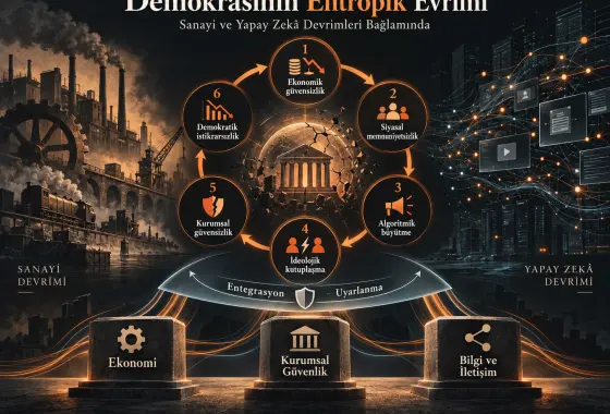 Entropik, Kırılgan ve Beliren Bir Sistem Olarak Demokrasinin Evrimi: Sanayi ve Yapay Zekâ Devrimleri
