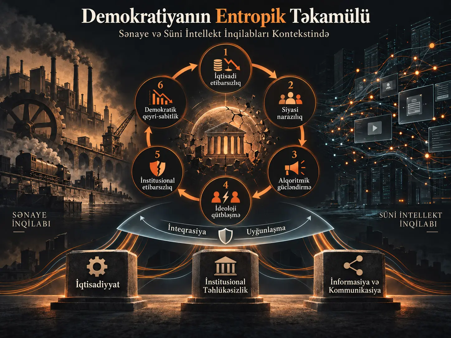 Entropik, Kövrək və Meydana Çıxan Bir Sistem Kimi Demokratiyanın Təkamülü: Sənaye və Süni İntellekt İnqilabları