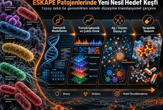 ESKAPE Patojenlerinde Yeni Nesil Hedef Keşfi: Omik Tabanlı Analizden Sistem Düzeyi Modelleme ve Klinik Uygulamaya Yapay Zekâ Destekli Bir Çerçeve