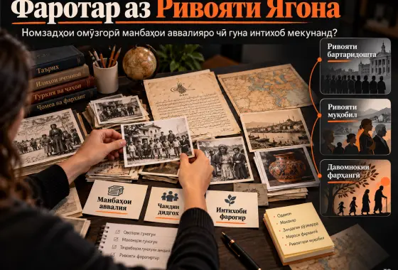 Фаротар аз Ривояти Ягона: Номзадҳои Омӯзгорӣ дар Таълими Барвақт Манбаҳои Аввалияро Чӣ Гуна Интихоб ва Тартиб Медиҳанд?