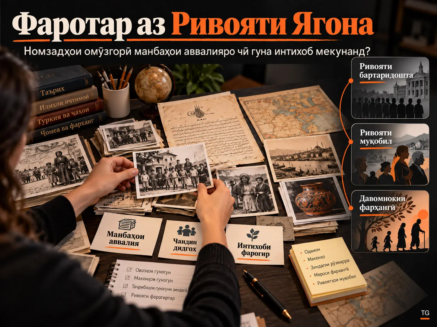 Фаротар аз Ривояти Ягона: Номзадҳои Омӯзгорӣ дар Таълими Барвақт Манбаҳои Аввалияро Чӣ Гуна Интихоб ва Тартиб Медиҳанд?