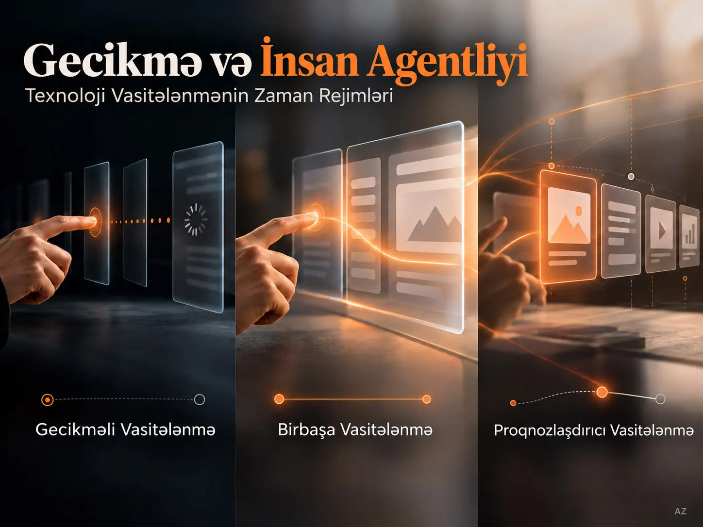 Gecikmə və İnsan Agentliyi: Texnoloji Vasitələnmənin Zaman Rejimləri Nəzəriyyəsi