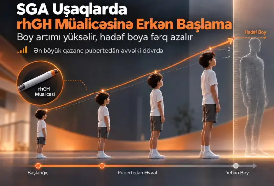 Gestasiya Yaşına Görə Kiçik Doğulan Uşaqlarda rhGH Müalicəsinə Erkən Başlama Boy Artımını Yüksəldir və Hədəf Boy Fərqini Azaldır: Çoxmərkəzli Retrospektiv Tədqiqat