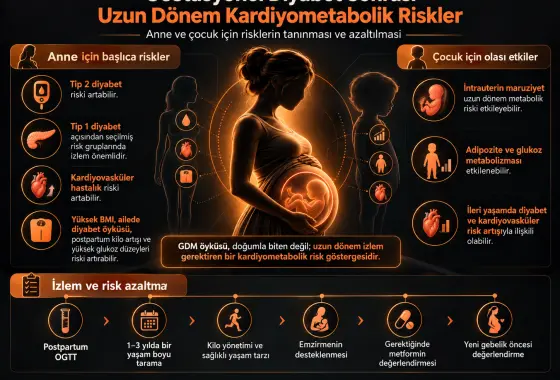 Gestasyonel Diyabet Sonrası Uzun Dönem Kardiyometabolik Risklerin Tanınması ve Azaltılması