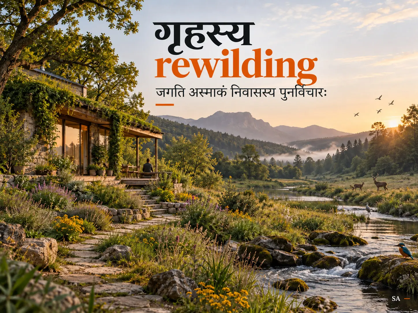 गृहस्य rewilding: जगति अस्माकं निवासस्य पुनर्विचारः