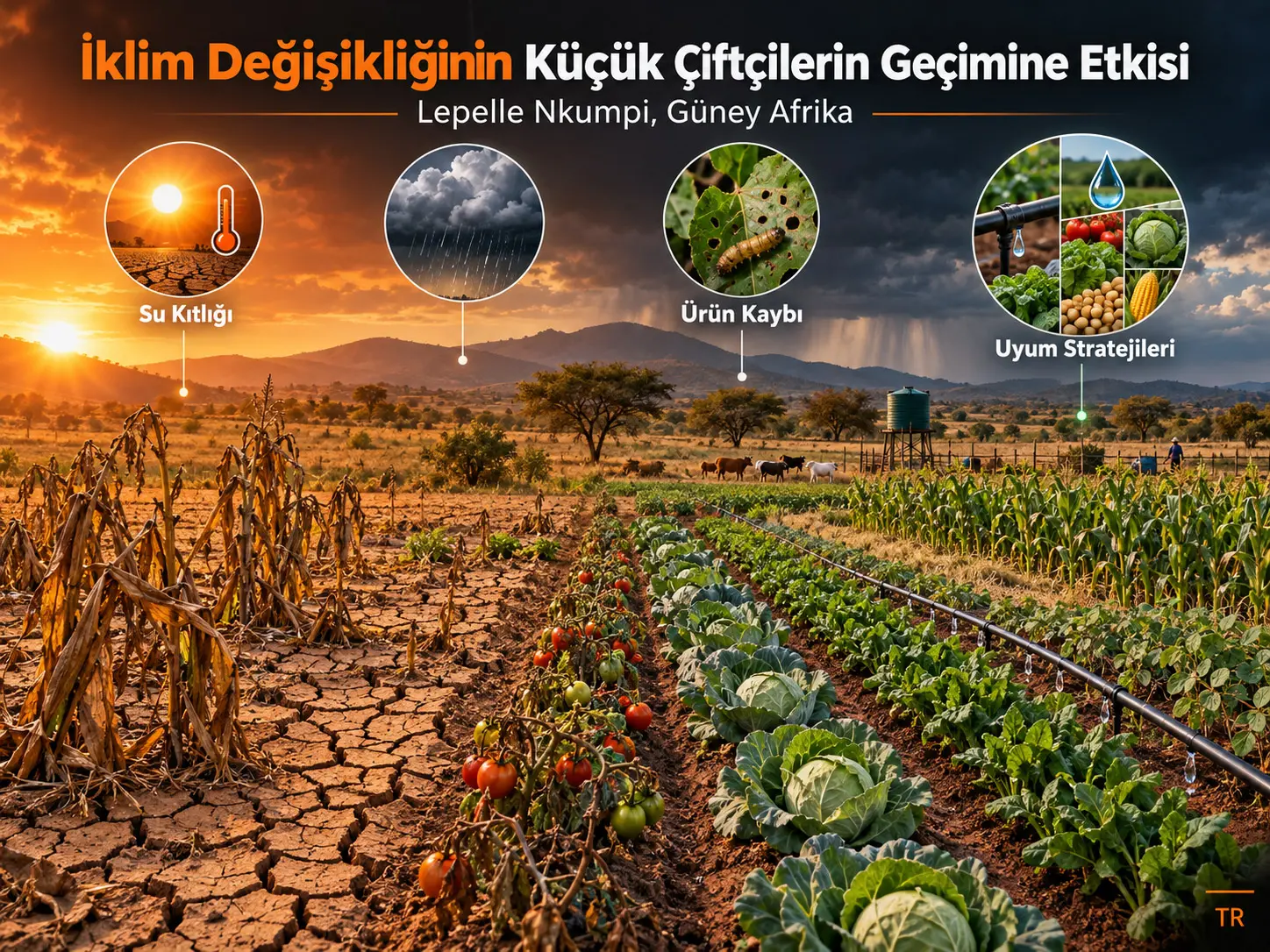 Güney Afrika’nın Limpopo Eyaletindeki Lepelle Nkumpi Bölgesinde İklim Değişikliğinin Küçük Ölçekli Bitkisel Üreticilerin Geçim Kaynaklarına Etkisi