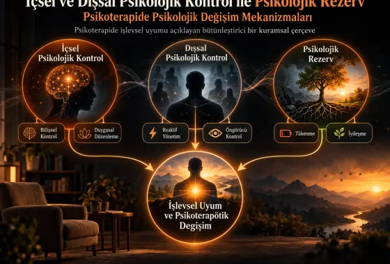 İçsel ve Dışsal Psikolojik Kontrol ve Psikolojik Rezerv: Psikoterapide Psikolojik Değişim Mekanizmaları