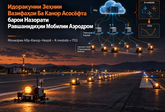 Идоракунии Зеҳнии Вазифаҳои Ба Канор Асосёфта барои Назорати Равшанидиҳии Мобилии Аэродром