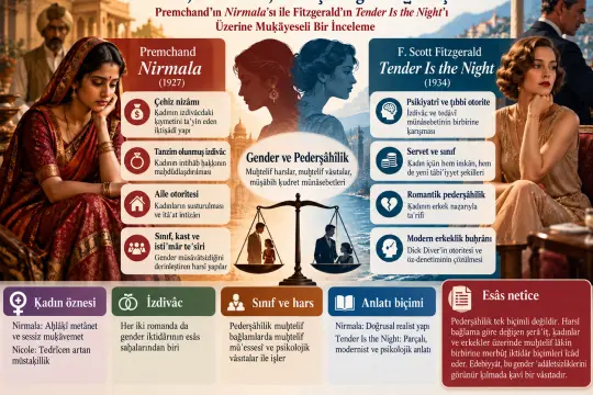İki Hars, İki Roman, Pederşâhîliğin Muḫtelif Şekilleri: Nirmala ile Tender Is the Night Muḳāyesesi