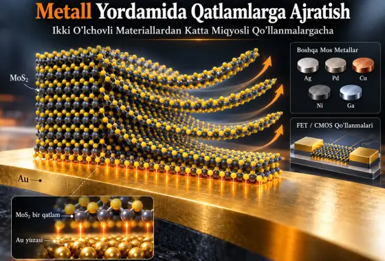 Ikki O‘lchovli Materiallarni Metall Yordamida Qatlamlarga Ajratish: Mexanizmlardan Katta Miqyosli Qo‘llanmalargacha